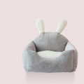 Cute Bunny Rabbit Ears Pet Bed with Washable Cushion for Cats or Small to Medium Sized Dogs