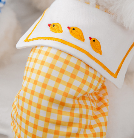 Gingham Vintage Style Shirts for Small to Medium Dogs