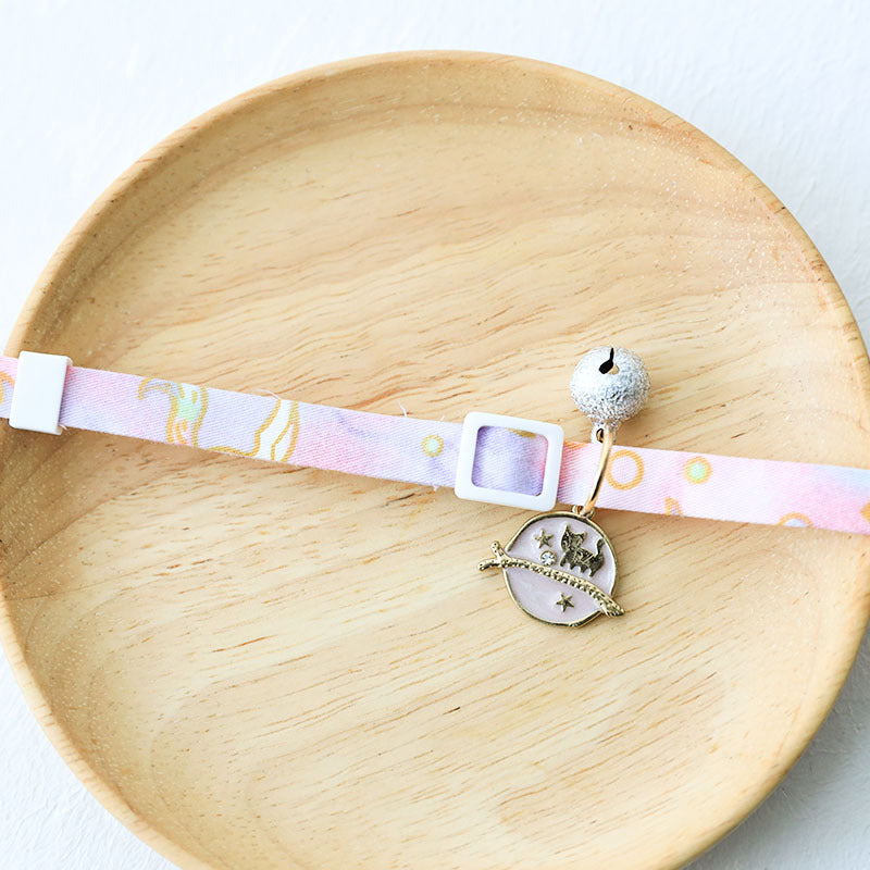 Cute Kawaii Safety Breakaway Cat or Small Dog Collars With Bell